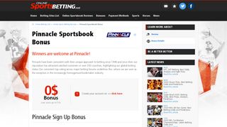 
Pinnacle Sportsbook Sign Up Bonus | Pinnacle Sports ...  
