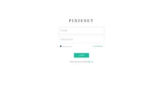 Pixieset - Login - Pixieset Com Portal