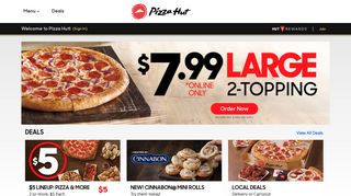 
                            2. Pizza Hut: Pizza Delivery | Pizza Carryout | Coupons | Wings ... - Pizza Hut Rewards Portal