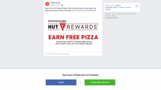 
                            9. Pizza Hut - Sign up for Hut Rewards today. With unlimited ... - Pizza Hut Rewards Portal
