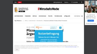 
                            5. Pizza.de & Lieferheld: Portale erhöhen Provisionen - WiWo - Pizza De Restaurant Portal