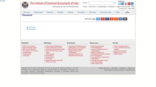 
                            8. Placements - ICAI - The Institute of Chartered Accountants of ... - Icai Campus Placement Portal