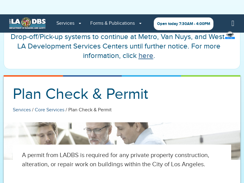 
                            10. Plan Check & Permit | LADBS