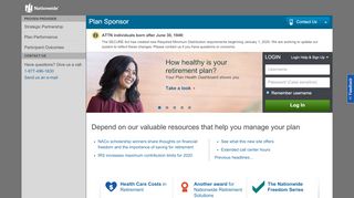 
                            2. Plan Sponsor Home - Nationwide Retirement Solutions - Nationwide Plan Sponsor Portal