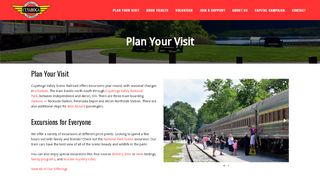 
                            6. Plan Your Visit - Cuyahoga Valley Scenic Railroad