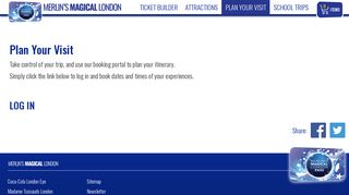 
                            1. Plan Your Visit - Merlin's Magical London - London Big Ticket Login