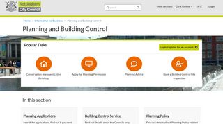 
                            2. Planning and Building Control - Nottingham City Council - Nottingham Planning Portal
