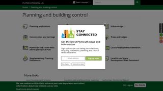 Planning and building control - Plymouth City Council - Plymouth City Council Planning Portal