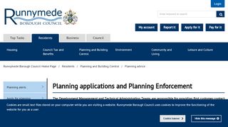 
                            5. Planning applications and Planning ... - Runnymede Borough Council - Runnymede Planning Portal