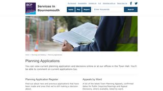 
                            8. Planning Applications - Bournemouth Borough Council - Poole Planning Portal