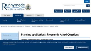 
                            4. Planning applications: Frequently ... - Runnymede Borough Council - Runnymede Planning Portal