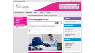 
                            2. Planning applications - Newham Council - Newham Planning Portal
