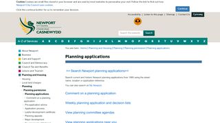 
                            1. Planning applications | Newport City Council - Newport Planning Portal