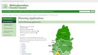 
                            5. Planning Applications - Nottinghamshire County Council - Nottingham Planning Portal