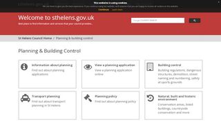 
                            3. Planning & Building Control - sthelens.gov.uk - St Helens Planning Portal