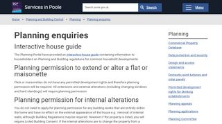 
                            6. Planning enquiries - Services in Poole - Borough of Poole - Poole Planning Portal