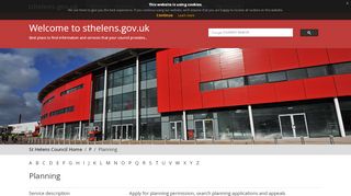 
                            2. Planning - sthelens.gov.uk - St Helens Council - St Helens Planning Portal