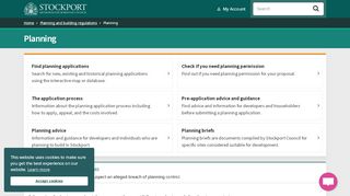 
                            2. Planning - Stockport Council - Stockport Planning Portal