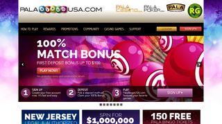 
                            5. Play Bingo Online for Money in New Jersey! | Pala Bingo USA - Winner Bingo Sign In