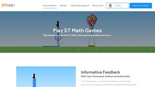 Play Free Math Games  Play ST Math