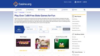 
                            5. Play FREE Slots! - 7,400+ Free Slot Games (No Download)