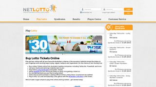 
                            7. Play Lotto - Buy Lotto Tickets Online - Tatts, Powerball & More ... - Tattslotto Account Portal