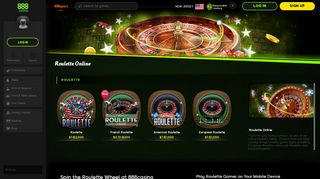 
Play Online Roulette Games | 888 Casino New Jersey  
