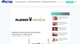 
                            6. Playboy Free Accounts & Premium Passwords 17 March 2019 - Playboy Premium Login