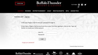 
                            4. players club login - Buffalo Thunder Players Club Portal