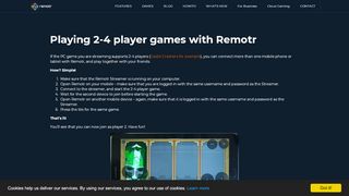 
                            7. Playing 2-4 player games with Remotr - Remotr