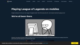 
                            6. Playing League of Legends on mobiles - Remotr