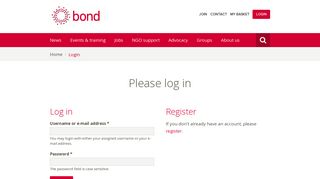 
                            5. Please log in | Bond - Mybond Portal