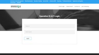 
                            6. Please Log in - Operative IQ - Operative Iq Portal