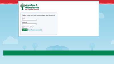 Please log in with your email address and password.