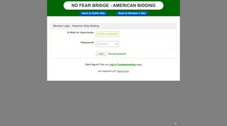 
                            3. Please login (American Style Bidding) - No Fear Bridge - No Fear Bridge Uk Login