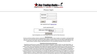 Please login - Day Trading Radio