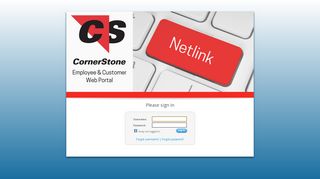 
                            2. Please sign in - Cornerstone Netlink Employee Portal