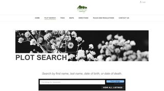 
                            6. Plot Search – Meridian Cemetery - Plotsearch Portal