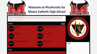 
                            4. PlusPortals - Rediker Software, Inc. - Plusportals.com - Moore Catholic High School Plus Portal