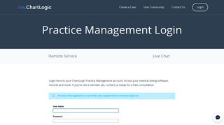 
PM Login | ChartLogic Help Center  
