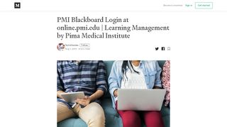 
                            3. PMI Blackboard Login at online.pmi.edu | Learning ... - Medium - Mypima Blackboard Portal
