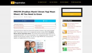 PMSYM CSC Cloud Login: Pradhan Mantri Shram Yogi Maan Dhan - Csc Cloud Portal