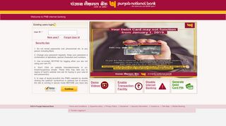 
                            3. PNB E-Banking:Existing users login - Pnb Online Portal Portal