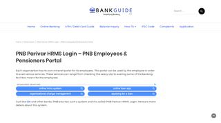
                            2. PNB Parivar HRMS Login – PNB Employees & Pensioners ... - Punjab National Bank Hrms Portal