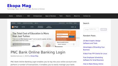 
                            5. PNC Bank Online Banking Login - Ekopa Mag