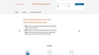 
                            1. PNC SmartAccess - Home Page - visaprepaidprocessing.com - Smart Access Card Portal