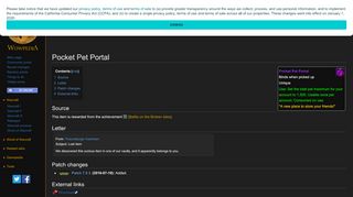 
                            4. Pocket Pet Portal - Wowpedia - Your wiki guide to the World of ... - Pocket Pet Portal
