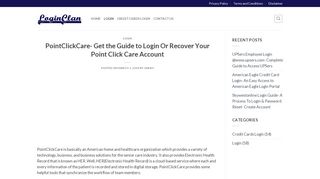 
                            11. PointClickCare | Login Or Recover Point Click Care Account - Point And Click Care Portal