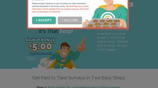 
                            1. PointClub: Paid Online Surveys | Get Paid to Take Surveys - Earn At Home Club Portal