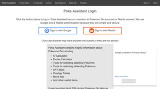 
                            1. Poke Assistant Login - Pokemon Iv Portal